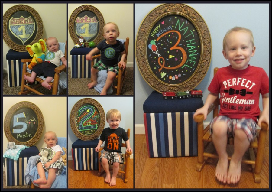 Nathanael Birthday Collage